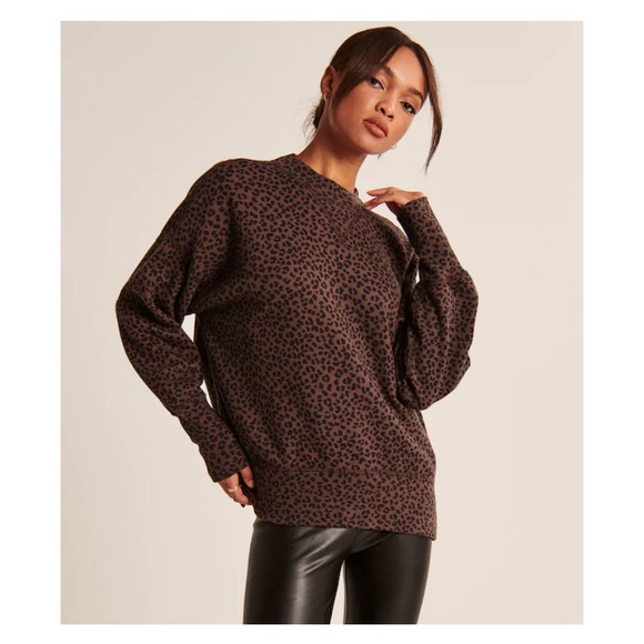 Abercrombie Tunic Crewneck Sweatshirt 